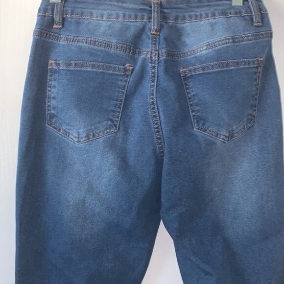 Bamboo Womens Flare Jeans Size 11 Blue Denim - Picture 6 of 11